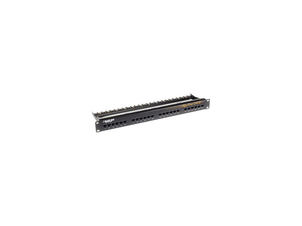 Black Box GigaTrue CAT6 Patch Panel - 1U, Unshielded, 24-Port