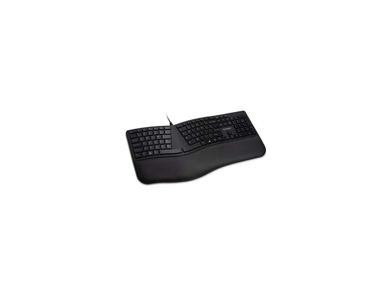 Kensington Pro Fit K75400US Black USB Wired Ergonomic Keyboard