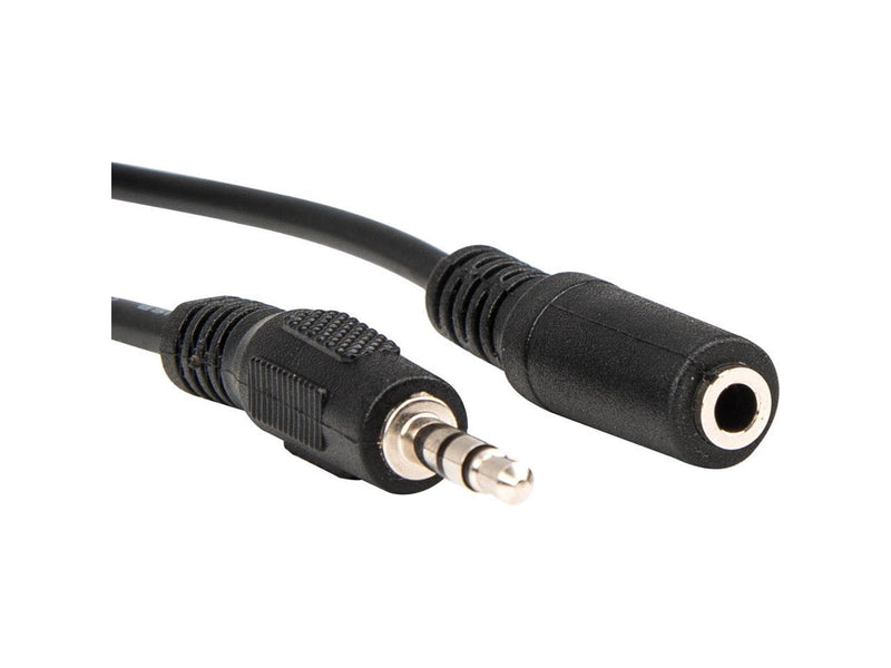Rocstor Premium 6" Audio Cable Mini-phone Stereo 3.5 m M/F Y10A223B1