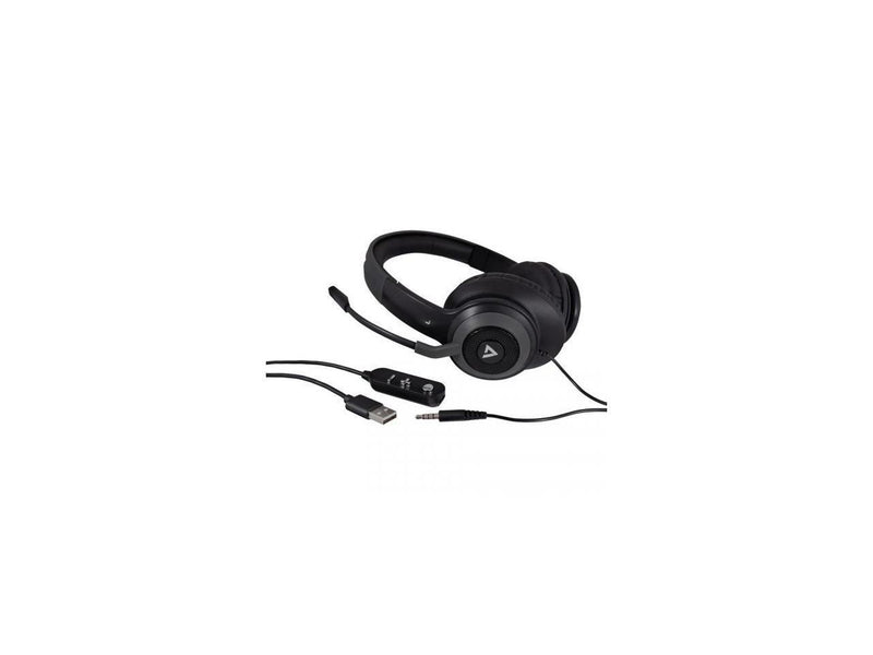 V7 Premium Over-Ear Stereo Headset with Boom Mic HC701