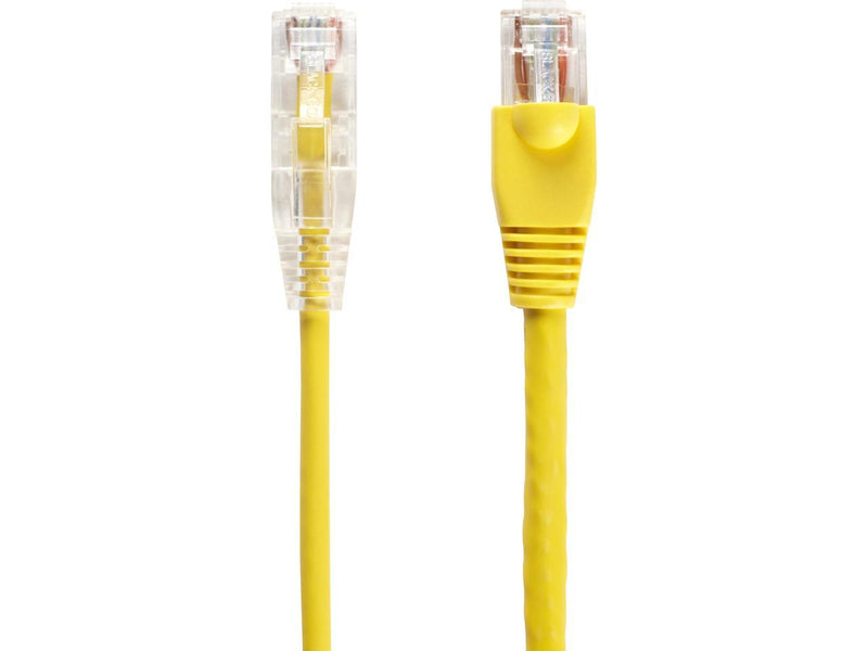 BLACK BOX C6APC28-YL-15 CAT6A 500-MHZ STRANDED ETHERNET PATCH CABLE - UNSHIELDED