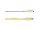 BLACK BOX C6APC28-YL-15 CAT6A 500-MHZ STRANDED ETHERNET PATCH CABLE - UNSHIELDED