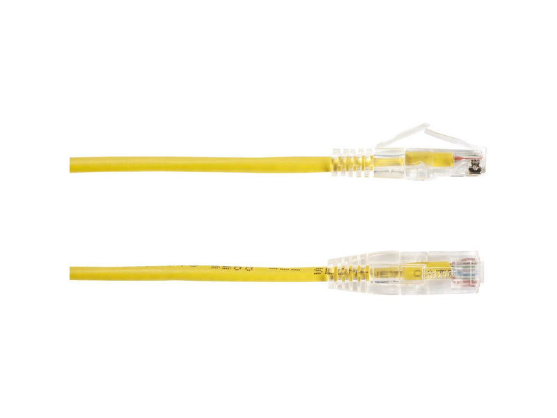 BLACK BOX C6APC28-YL-15 CAT6A 500-MHZ STRANDED ETHERNET PATCH CABLE - UNSHIELDED
