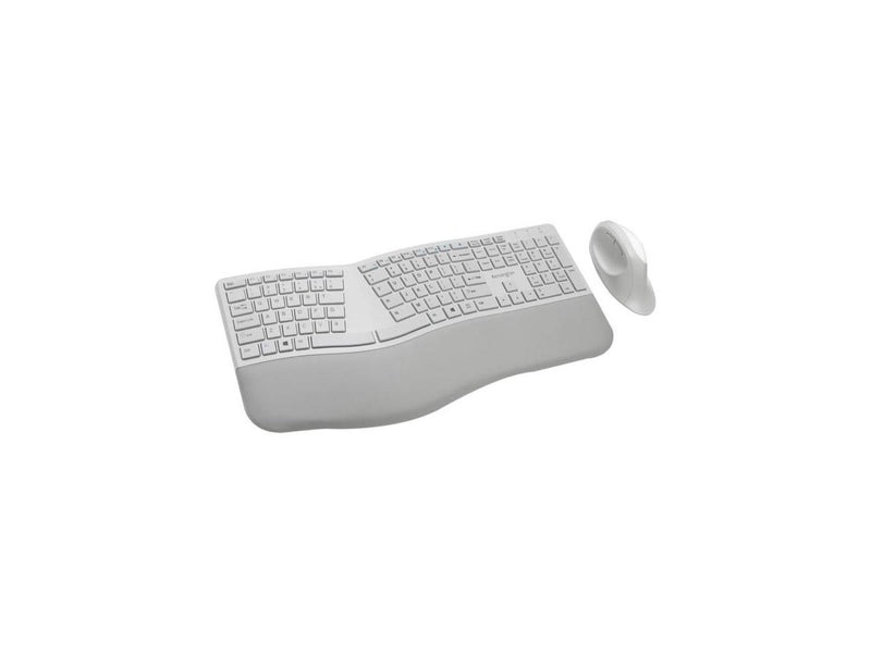 Kensington Pro Fit K75407US Gray 2.4 GHz and Bluetooth Ergonomic Keyboard and