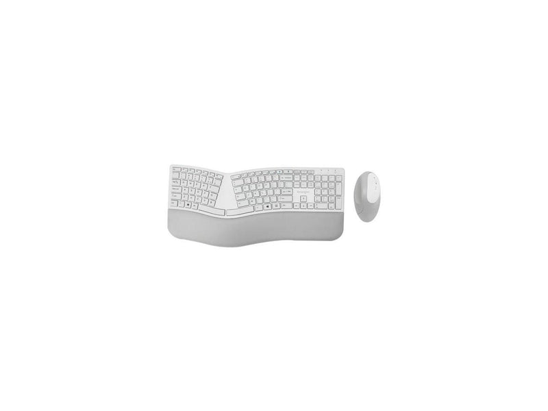 Kensington Pro Fit K75407US Gray 2.4 GHz and Bluetooth Ergonomic Keyboard and