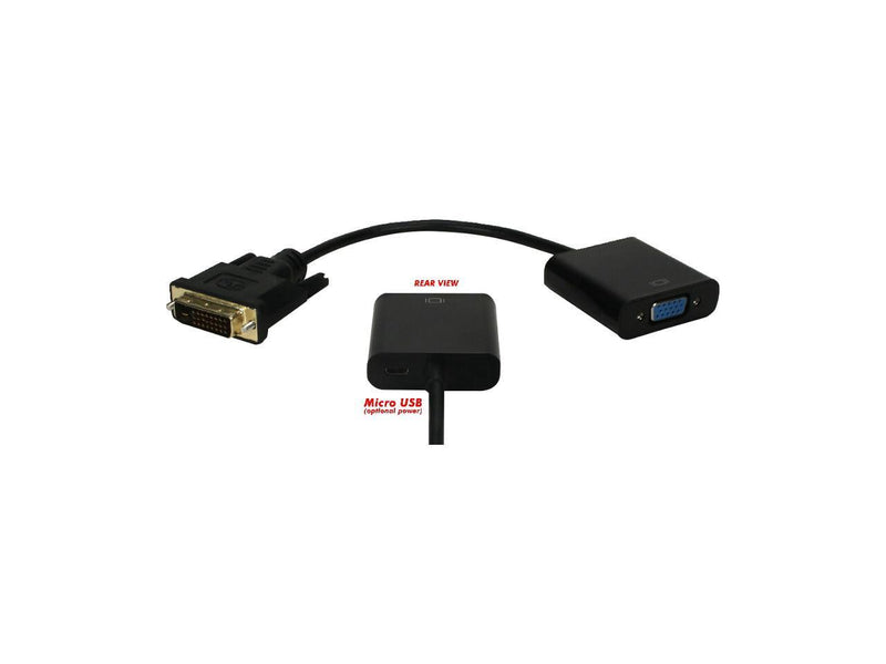 Qvs Dvi To Vga Active Video Converter