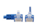 TRIPP LITE N204-S01-BL-LA LEFT-ANGLE CAT6 GIGABIT MOLDED SLIM UTP ETHERNET CABLE