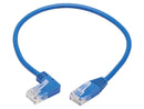 TRIPP LITE N204-S01-BL-LA LEFT-ANGLE CAT6 GIGABIT MOLDED SLIM UTP ETHERNET CABLE