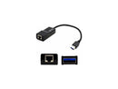 Addon Usb 3.0 (A) Male To Rj-45 Female Gray & Black Adapter