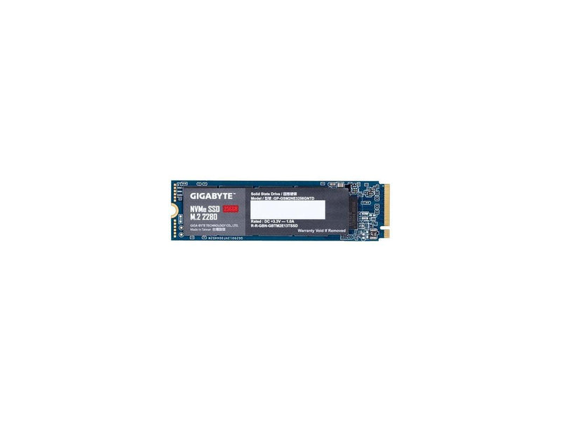 GIGABYTE NVMe 1.3/ M.2/ PCIe 3.0x4/ 256GB SSD (GP-GSM2NE3256GNTD)