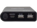 Tripp Lite Black 20100 mAh Portable 3-Port Mobile Power Bank USB Battery Charger