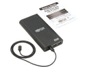 Tripp Lite Black 20100 mAh Portable 3-Port Mobile Power Bank USB Battery Charger