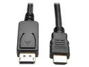 Tripp Lite P582-006-V2-ACT 6 ft. Black Connector A	DISPLAYPORT (MALE)
Connector