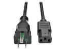 Tripp Lite P006-015-HG10 15 ft. Hospital-Grade Computer Power Cord, 10A, 18 AWG