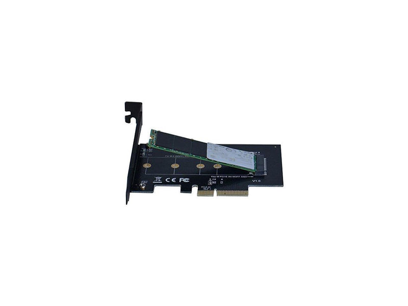 ADDS ONE M.2 PCIE SSD (M KEY, NVME, AHCI) TO YOUR PCIE EQUIPPED DESKTOP COMPUTER