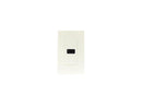 4XEM Single Outlet Female HDMI Wall Plate (White)