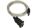 QVS UR-2000M2 6 ft. USB to DB9 Male RS232 Serial Adaptor Cable