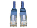Tripp Lite Cat6 Gigabit Molded Patch Cable, 1 ft. RJ45 (M/M), 550MHz 24 AWG Blue