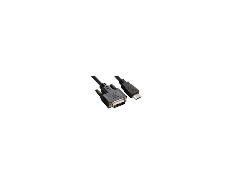 V7 V7E2HDMIDVID-02M-2N HDMI DVI Cable (M/M) HDMI/DVI-D Dual Link Black 2m -