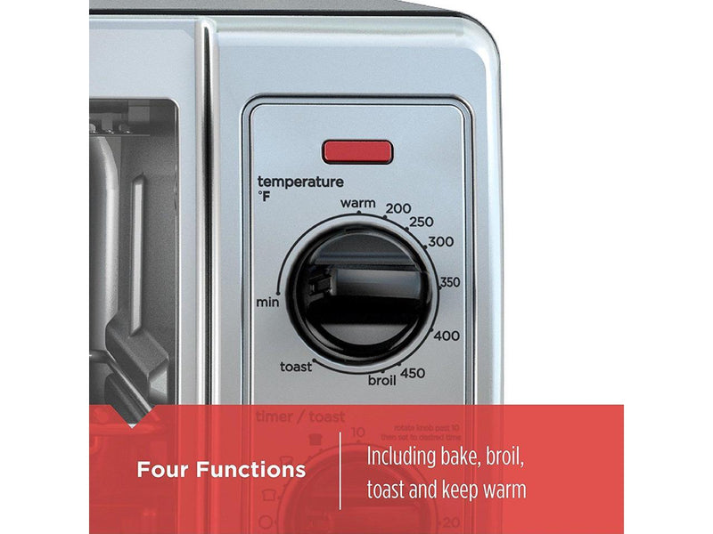 B&D 4 Slice Toaster Oven SS