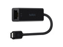 Belkin F2CU040btBLK USB-C to Gigabit Ethernet Adapter (Also Known as USB Type-C)