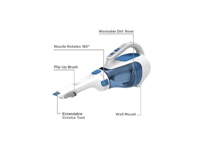 Black & Decker HHVI325JR22 Cordless Lithium-Ion Hand Vacuum (Black)