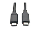 Tripp Lite U420-003 3 ft. Black USB 3.1 Gen 1 (5 Gbps) Cable, USB Type-C (USB-C)