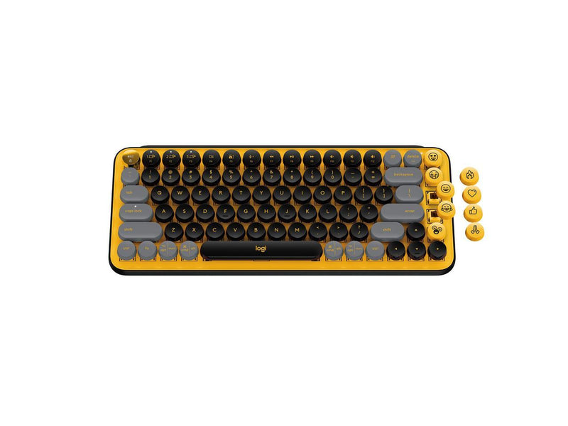 Logitech POP Keys Wireless Mechanical Keyboard w/ Customizable Emoji Keys