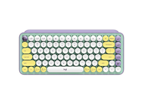 Logitech POP Keys Mechanical Wireless Keyboard with Customizable Emoji , Durable