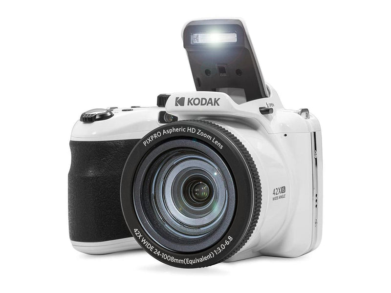 Kodak PIXPRO AZ425 Astro Zoom 20MP Digital Camera with 42x Optical Zoom (White)