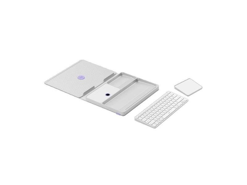 Logitech Casa Pop Up Desk Work From Home Kit with Laptop Stand, Wireless