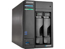 Asustor Lockerstor 2 Gen2 AS6702T - 2 Bay NAS, Quad-Core 2.0 GHz CPU, 4X M.2