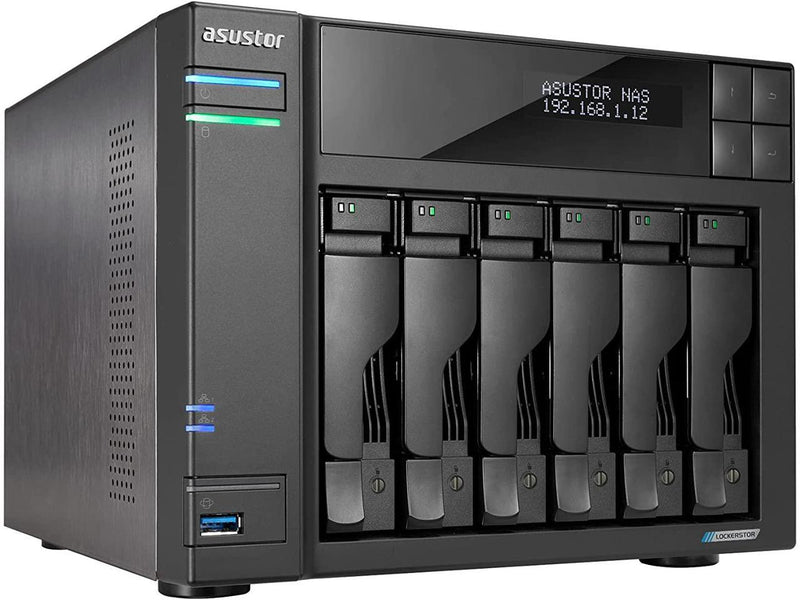 Asustor AS6706T Lockerstor 6 Gen2,4Bay NAS,Quad-Core 2.0GHz CPU,Dual 2.5GbE