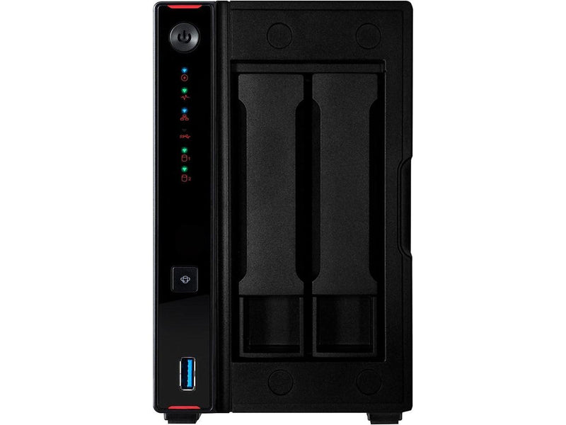 Asustor AS5402T 2 Bay NAS Storage, Quad-Core 2.0GHz CPU, 4xM.2 NVMe SSD Slots,