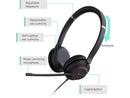 Yealink 1308100 UH37 Dual Teams USB Headset with Microphone for PC Laptop Noise