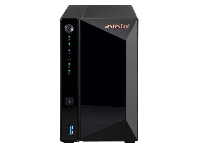 Asustor AS3302T v2 Drivestor 2 Pro Gen2 2 Bay NAS, Quad-Core 1.7GHz CPU, 2.5Gbe