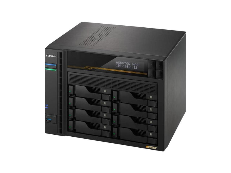 Asustor Lockerstor 8 Gen3 AS6808T 8 Bay NAS, Quad-Core 2.3GHz CPU, Dual USB 4