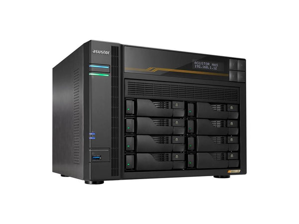 Asustor Lockerstor 8 Gen3 AS6808T 8 Bay NAS, Quad-Core 2.3GHz CPU, Dual USB 4