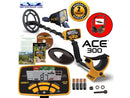 Garrett ACE 300 Metal Detector, 7x10" Concentric PROformance Search Coil, 8kHz