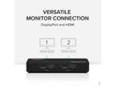 Plugable 4K DisplayPort and HDMI Dual Monitor Adapter for USB 3.0 and USB-C,