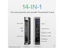 Plugable 14-in-1 USB-C and Thunderbolt Dock - 40Gbps with 96W Charging,