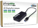 Plugable USB 3.0 to DisplayPort 4K UHD Video Graphics Adapter for Multiple