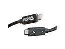 Plugable Thunderbolt 4 Cable [Thunderbolt Certified] 3.3ft USB4 Cable with 100W