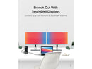 Plugable Laptop Docking Station Dual Monitor for USB-C or USB 3.0, Compatible
