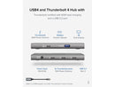 Plugable 5-in-1 Thunderbolt 4 Hub with 60W Charging, Single 8K or Dual 4K