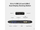 Plugable USB 3.0 Universal Laptop Docking Station for Windows and Mac (Dual