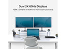 Plugable USB 3.0 Universal Laptop Docking Station for Windows and Mac (Dual