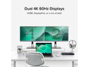 Plugable USB 3.0 Dual 4K Display Horizontal Docking Station with DisplayPort and