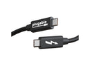 Plugable Windows Transfer Cable 6.6ft (2m), Thunderbolt 10Gbps, Bundled with