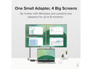 Plugable 4x HDMI Multi Monitor Adapter, USB 3.0 or USB C to HDMI Adapter,